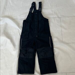 “🩷Bundle 4/$19” Navy Blue Toddler 2T Kids Black Snow Bib Overalls Winter Pants